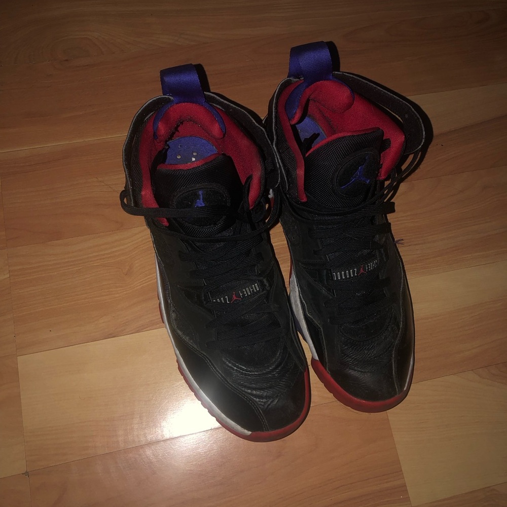Jordan Athletic Shoes - Black, Red, Purple